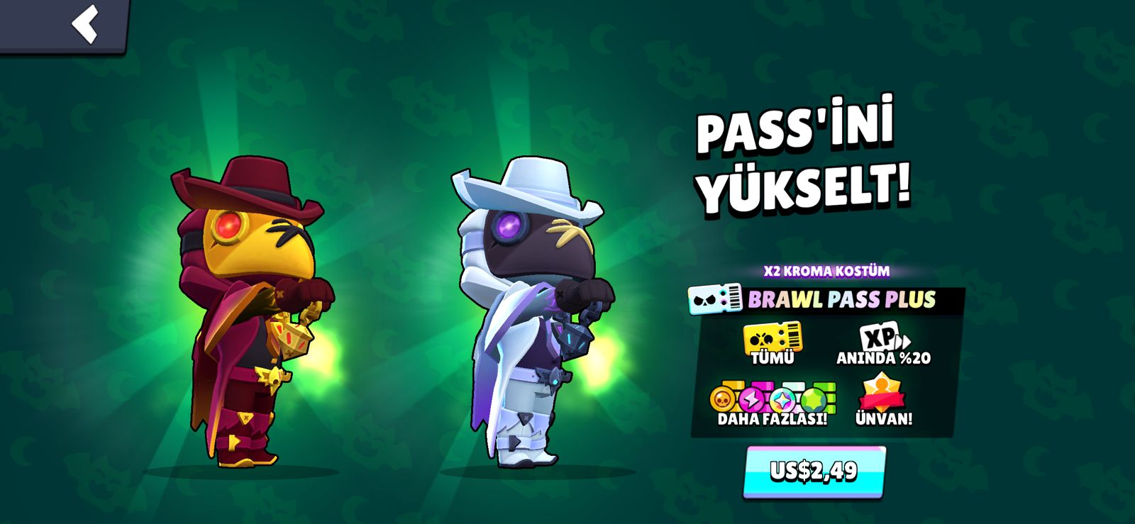 Brawl Stars Endirimli Brawl Pass to Pass Plus ⏫